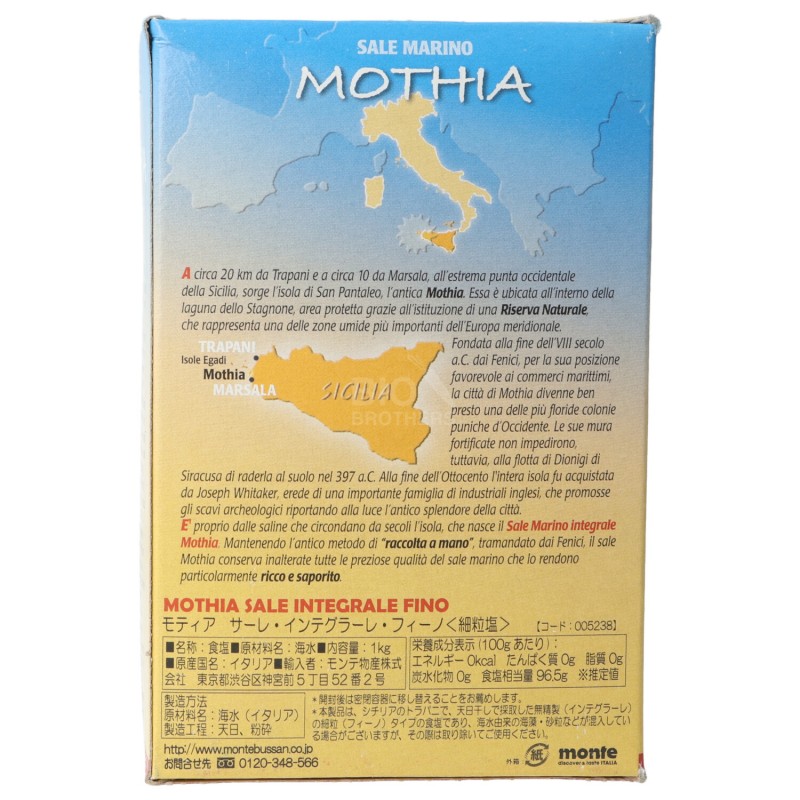 Sale fino integrale di Sicilia