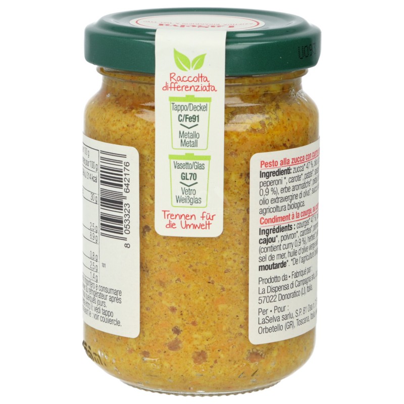 PESTO PETALI E CURRY 130G LASELVA
