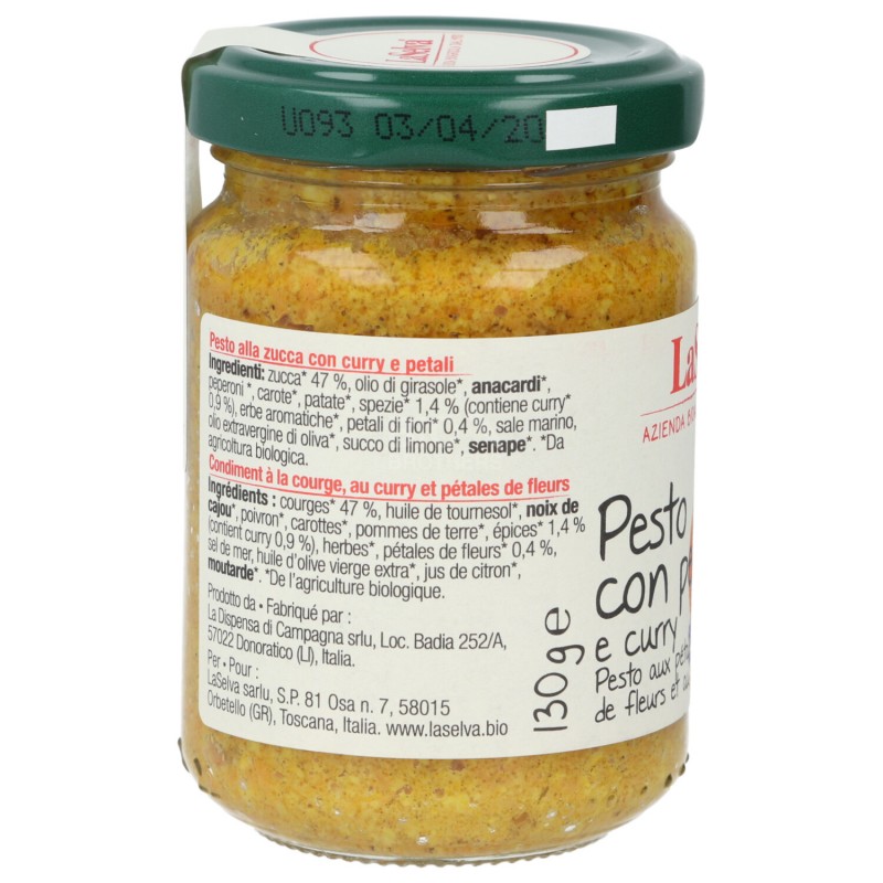 PESTO PETALI E CURRY 130G LASELVA