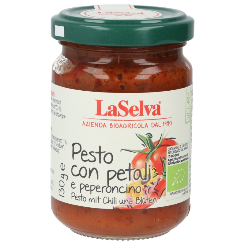 PESTO CON PETALI PEP. 130G LASELVA