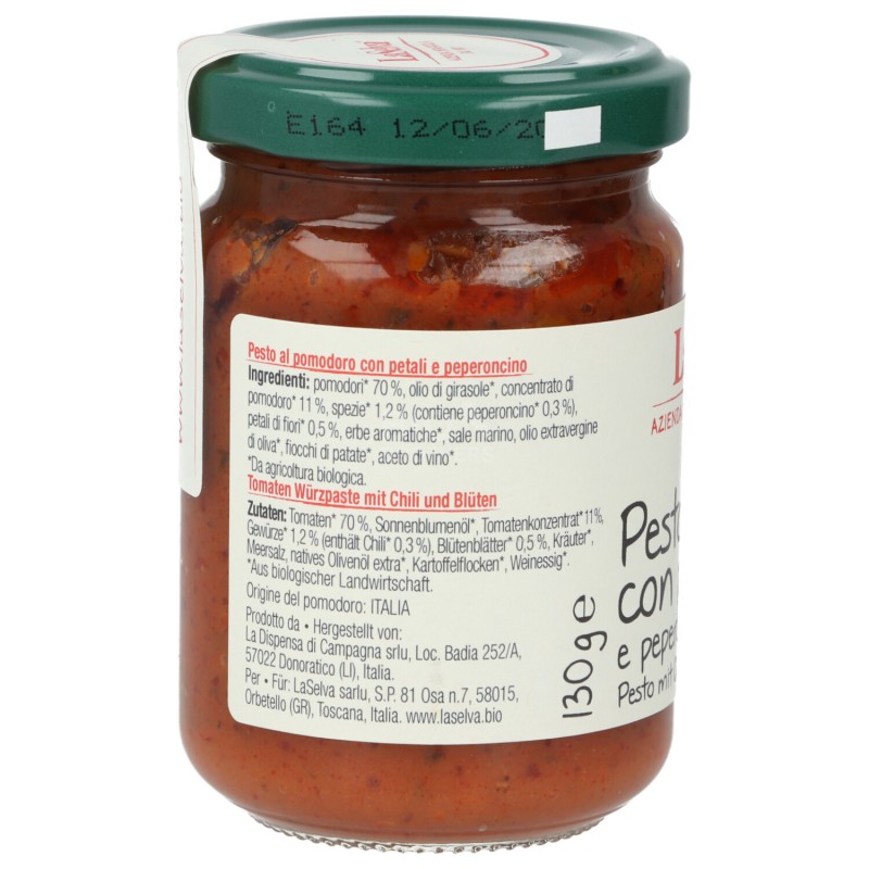 PESTO CON PETALI PEP. 130G LASELVA
