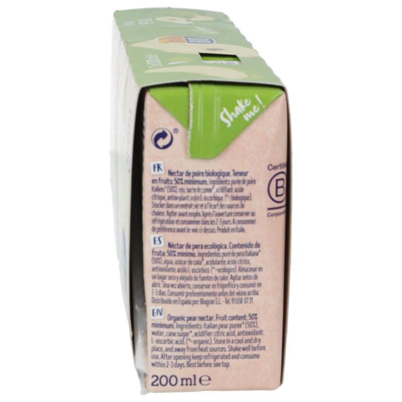 NETTARE DI PERA 3X200ML ISOLABIO