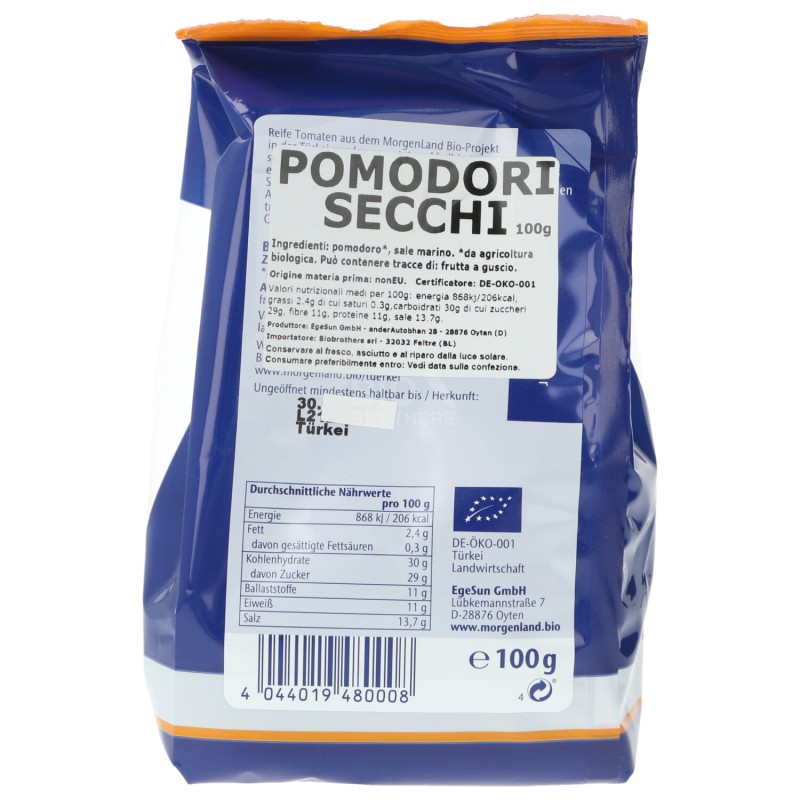 POMODORINI SECCHI BIO 100G MORGEN.