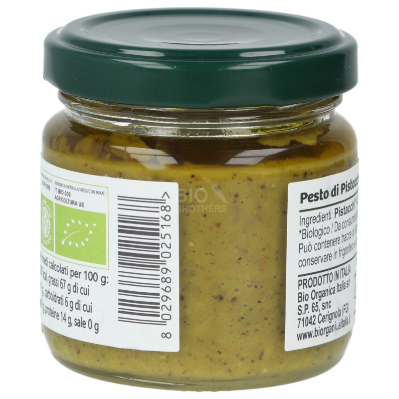 PESTO PISTACCHI 80GR BIORGANICA