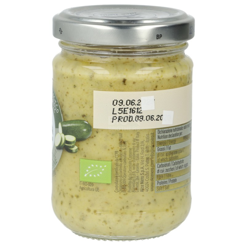 PESTO ZUCCHINE 130GR ALCE NERO