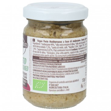 PESTO MEDITERRANEO 130G NUTRIM