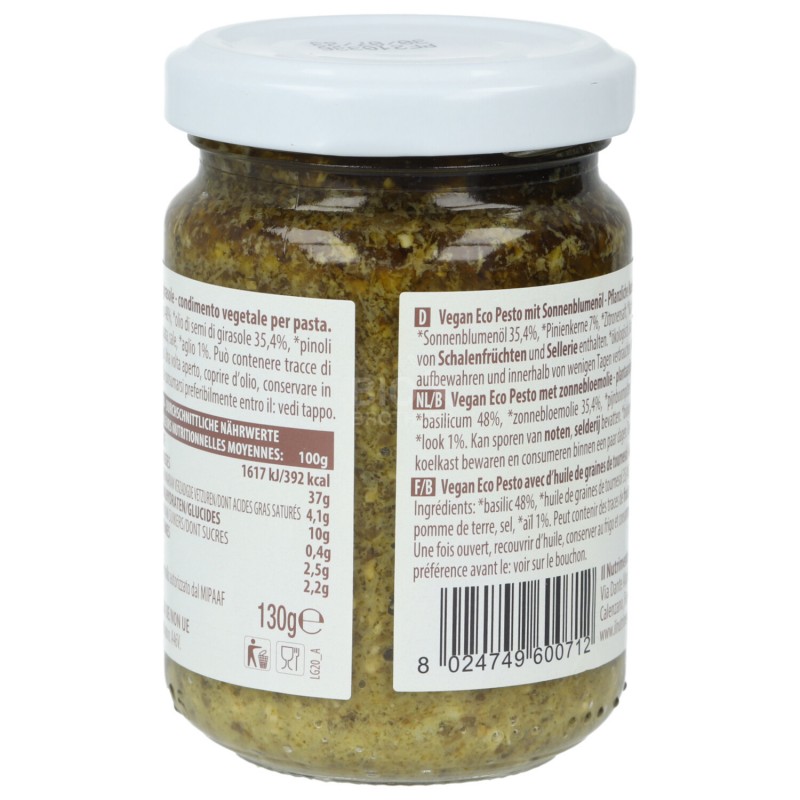 ECO PESTO VEG. 130G IL NUTRIMENTO
