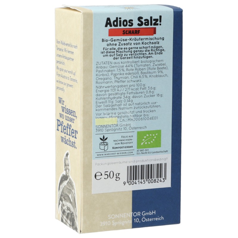 Addio sale! Piccante