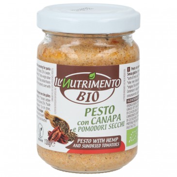 PESTO DI CANAPA & POMODORI SECCHI 130G PESTO DI CANAPA & POMODORI SECCHI 130G