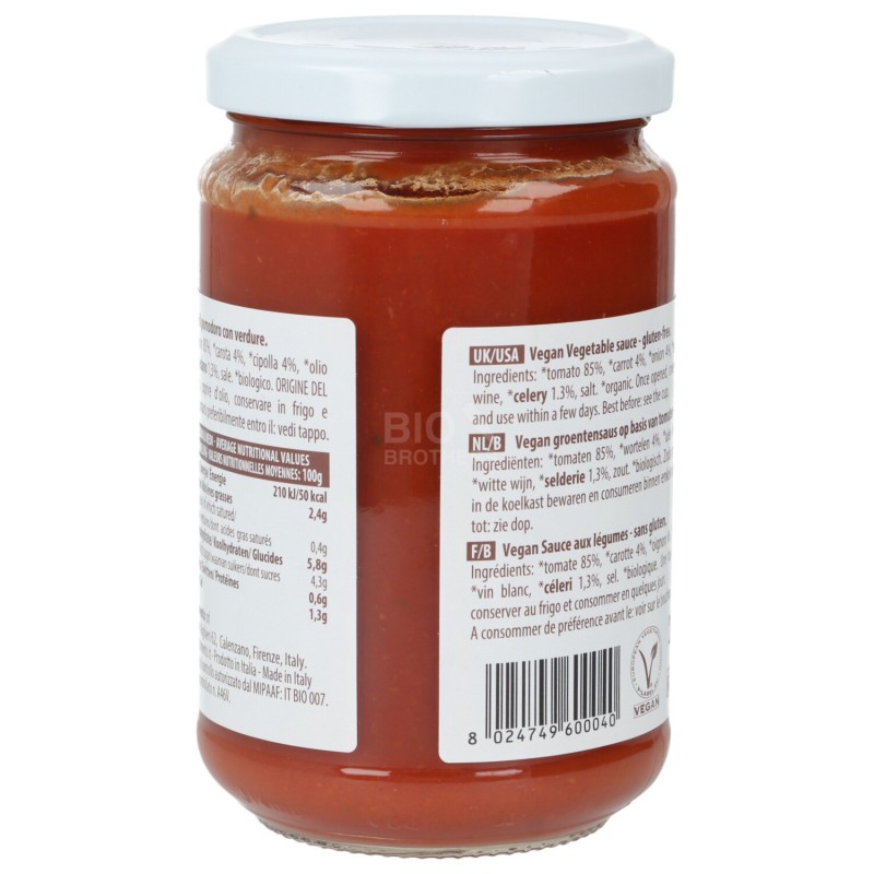 SUGO NONNA 280G NUTRIMENTO