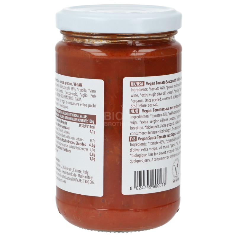 SUGO FUNGHI PORC 280G NUTR