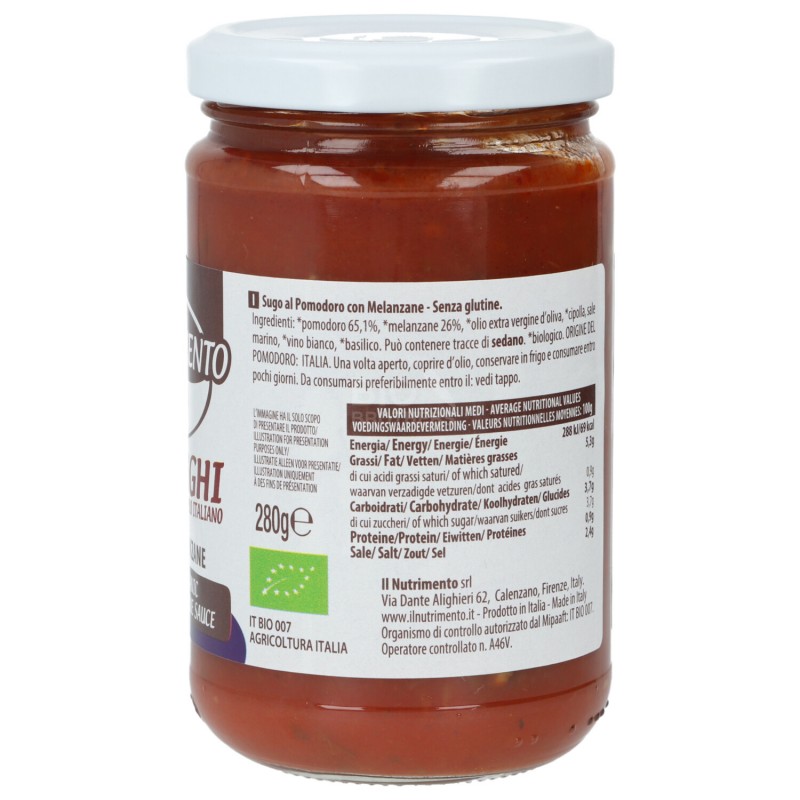 SUGO MELANZANE 280G NUTRIM