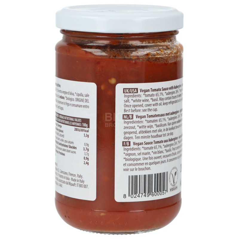 SUGO MELANZANE 280G NUTRIM