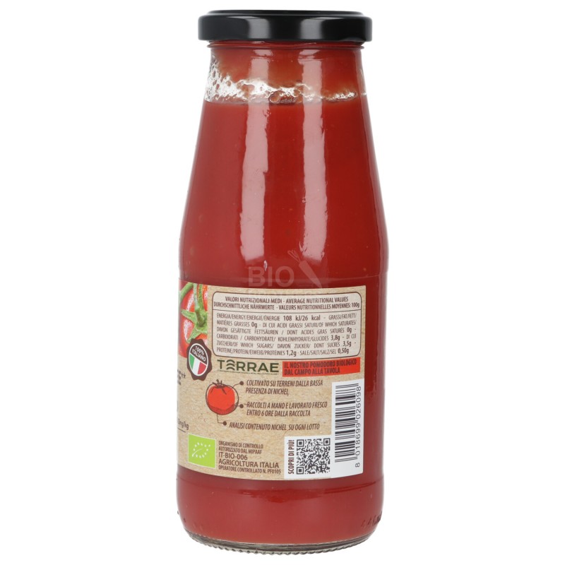 PASSATA POMOD. IT. S/NICHEL 420GR PROBIOS