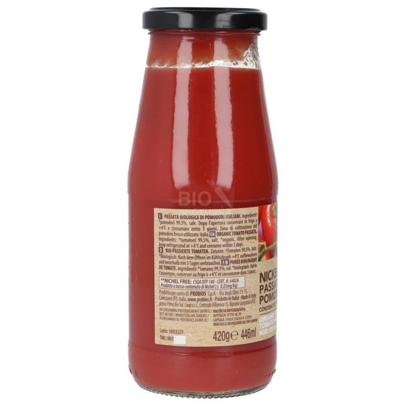 PASSATA POMOD. IT. S/NICHEL 420GR PROBIOS