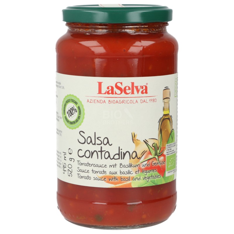 SALSA CONTADINA BIO 520GR LA SELVA