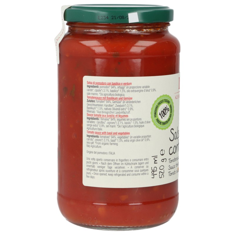 SALSA CONTADINA BIO 520GR LA SELVA