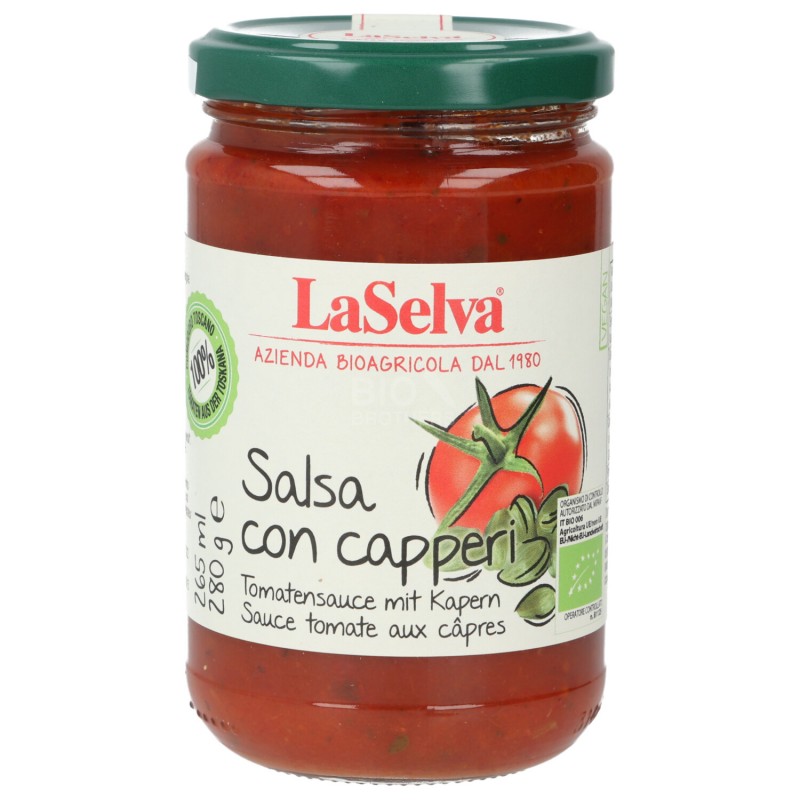 SALSA CON CAPPERI 280G LASELVA