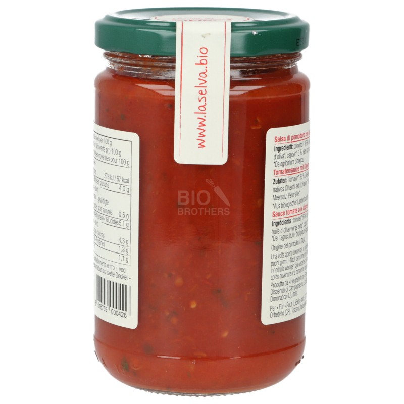 SALSA CON CAPPERI 280G LASELVA