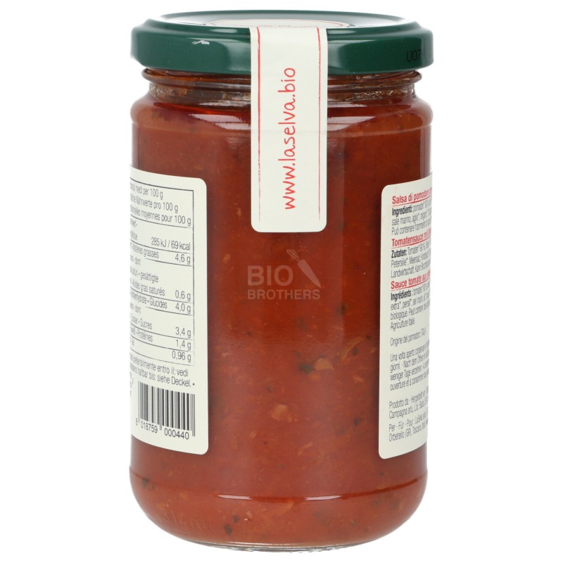 SALSA CON OLIVE BIO 280GR LA SELVA