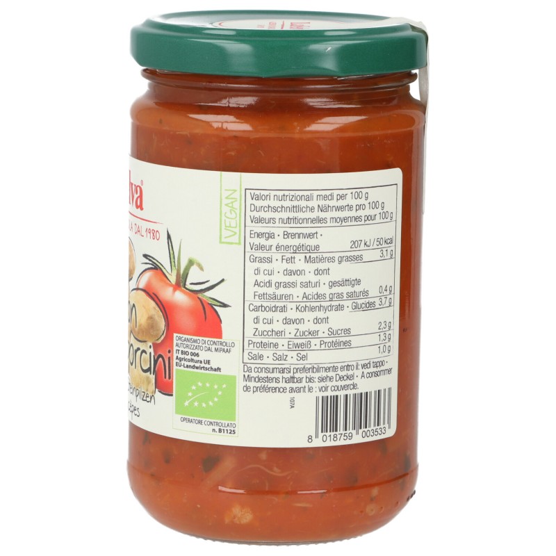 SALSA CON PORCINI 280G LASELVA