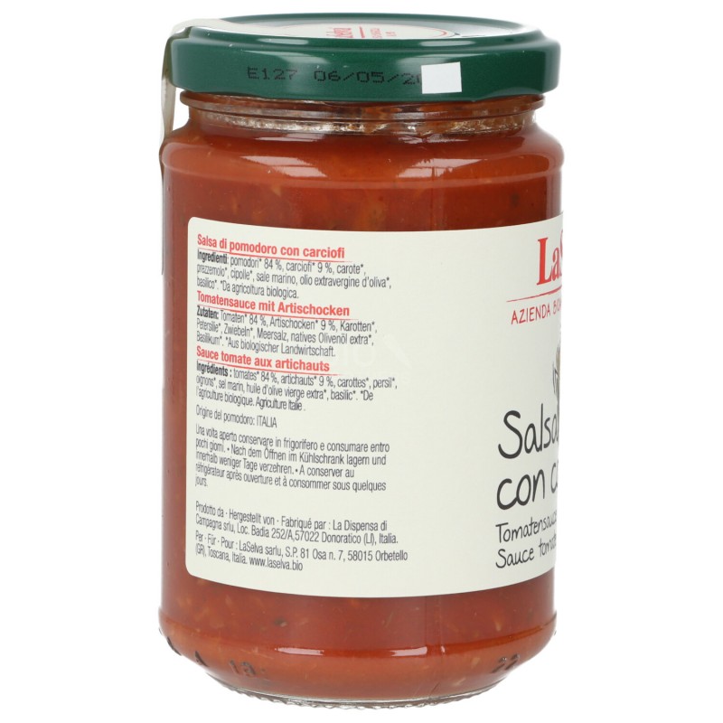 SALSA CON CARCIOFI 280G LASELVA