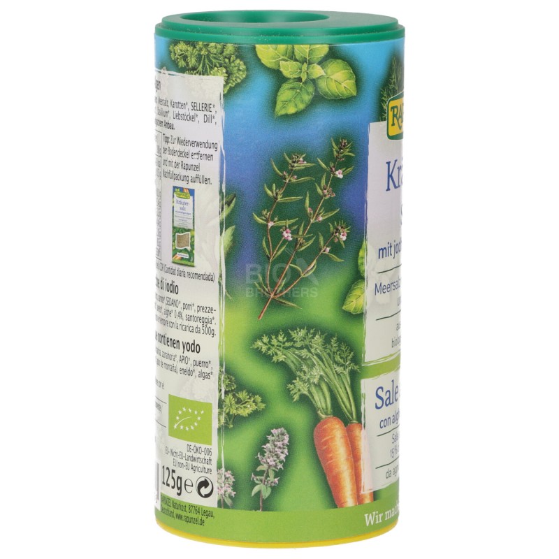 Sale alle erbe con alghe con dosatore