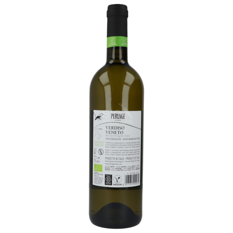 VERDISO FRIZZANTE IGT 750ML PERLAGE