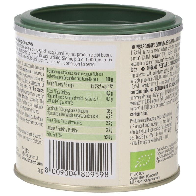 Brodo vegetale granulare