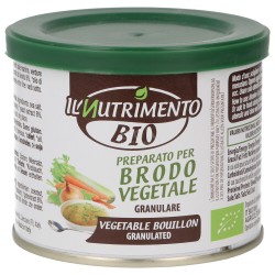 Brodo vegetale granulare senza glutine