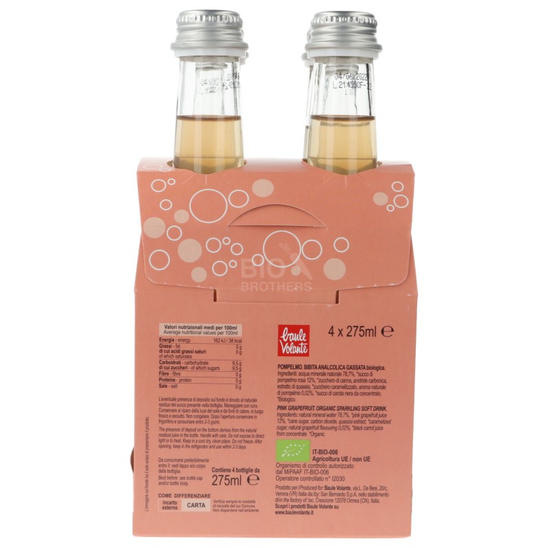 POMPELMO ROSA 4X275ML BV