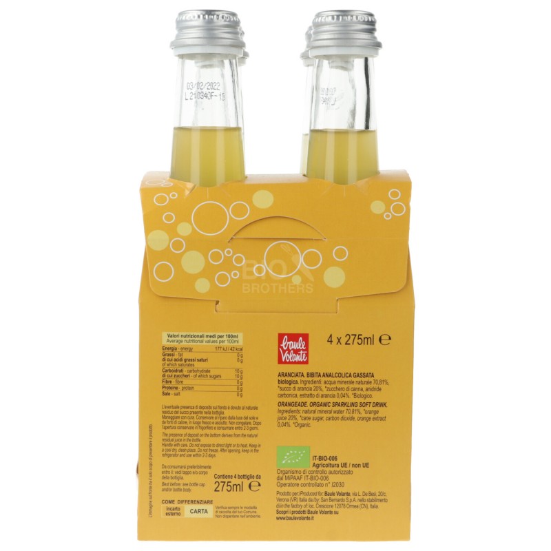 ARANCIATA 4X275ML BAULE VOLANTE