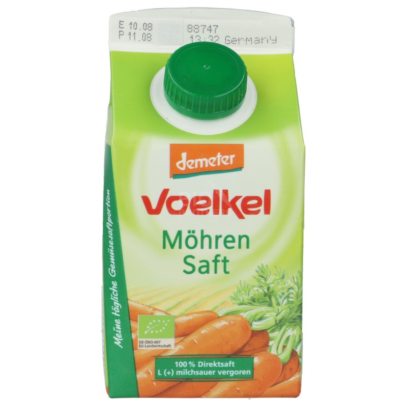 SUCCO CAROTA 500ML VOELKEL