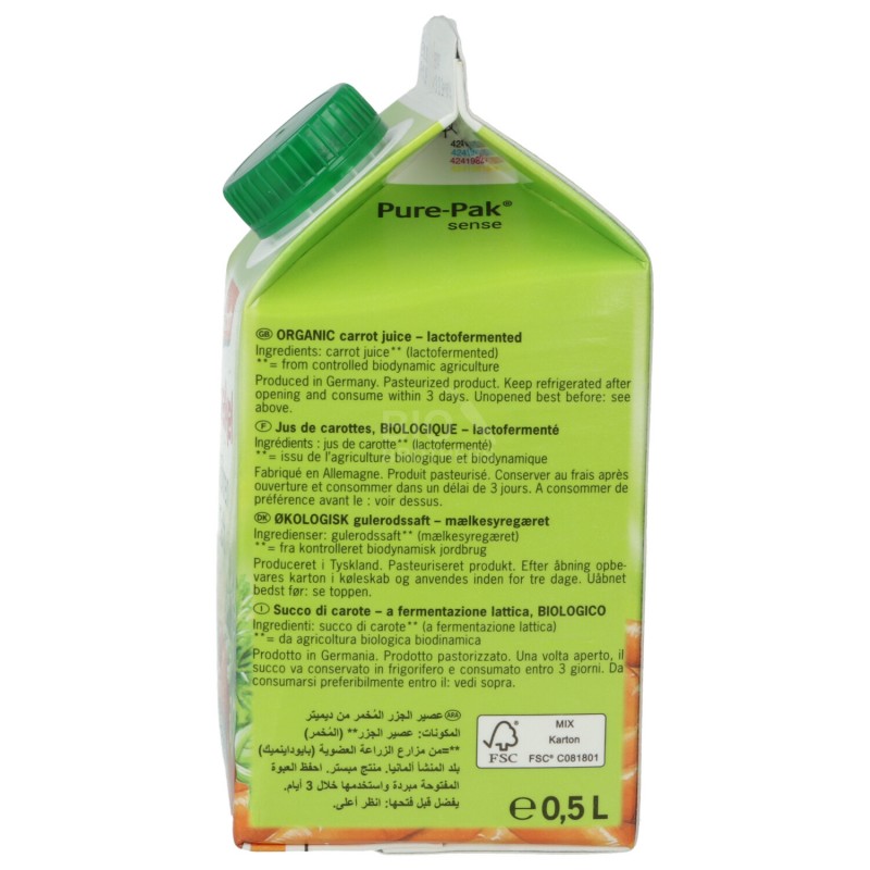 SUCCO CAROTA 500ML VOELKEL