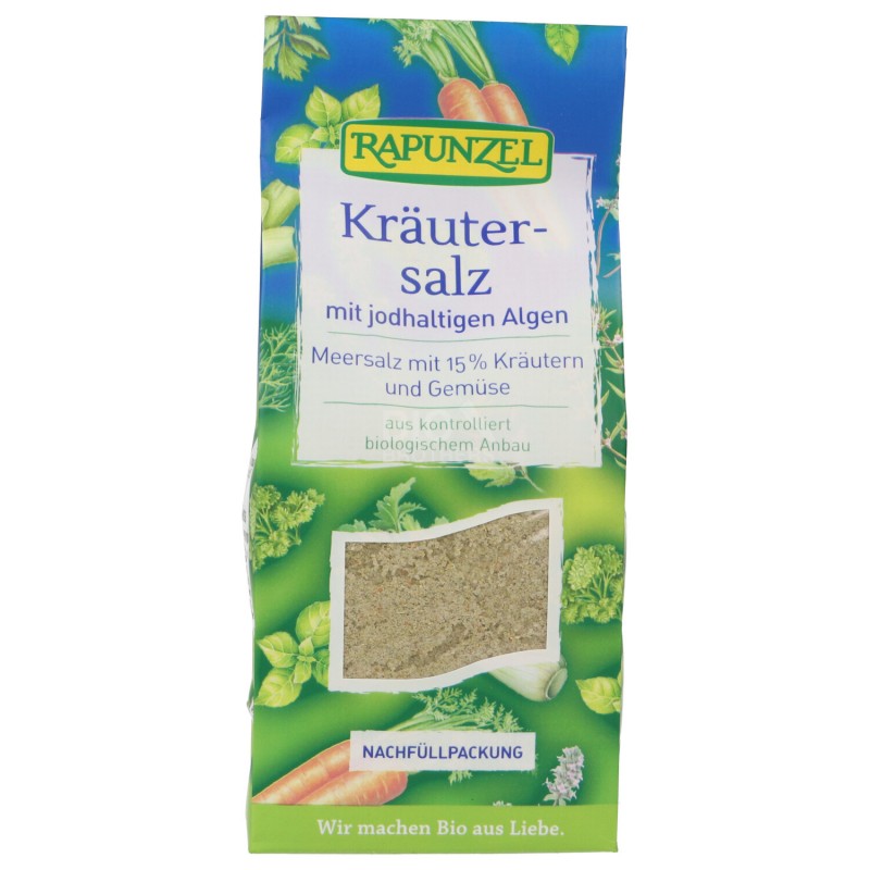 Sale alle erbe con alghe