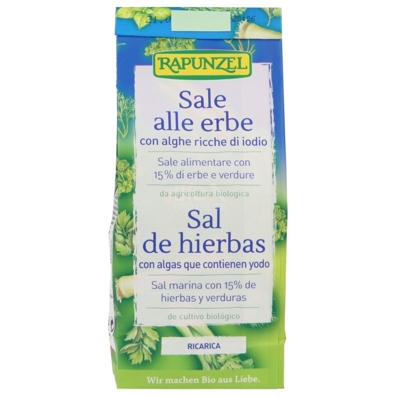 Sale alle erbe con alghe