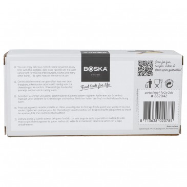 RACLETTE PARTY TO-GO PER 2 SET LEGN.QUERCIA RACLETTE PARTY TO-GO PER 2 SET LEGN.QUERCIA