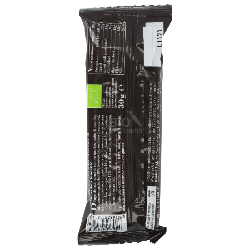 BARRETTA ZENZ. FONDENTE 30G FDL