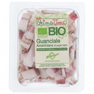 GUANCIALE AMATRICIANA 100GR BIODELIZIE GUANCIALE AMATRICIANA 100GR BIODELIZIE