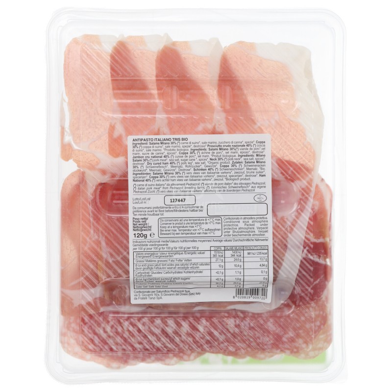 ANTIPASTO ITALIANO TRIS 120G