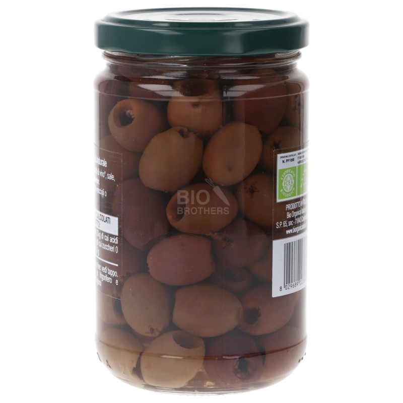 Olive nere denocciolate in salamoia