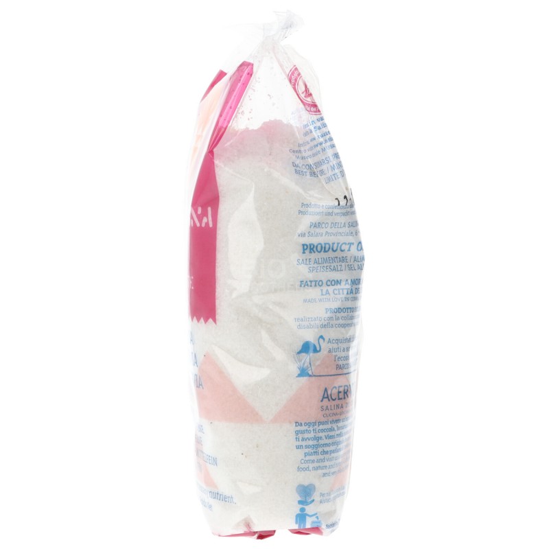 Salfiore di Romagna Medio Fine sale Integale dolce di Cervia il sale dei Papi