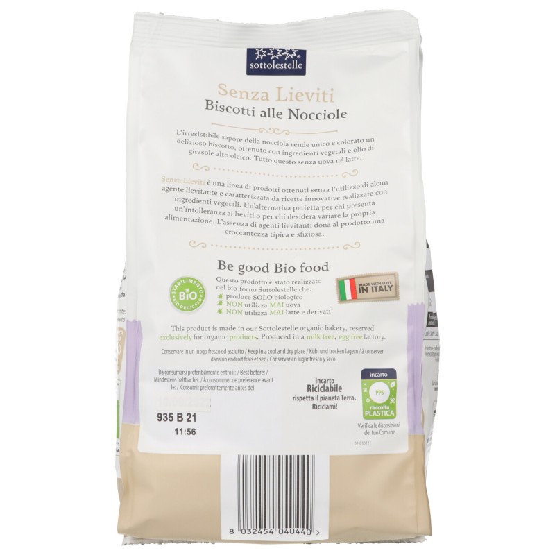 Frollini alle Nocciole  senza lievito