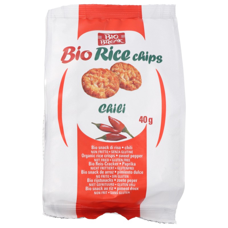 BIO RICE CHIPS CHILI 40GR BIO BREAK