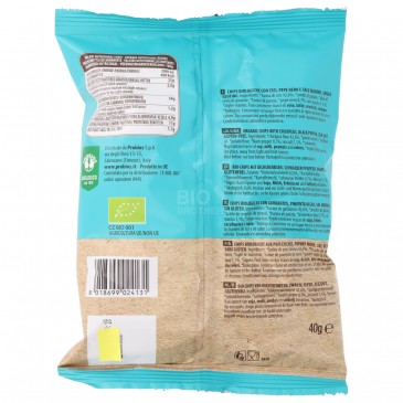 CHIPS CECI E PEPE 40GR S/GLUT. CHIPS CECI E PEPE 40GR S/GLUT.