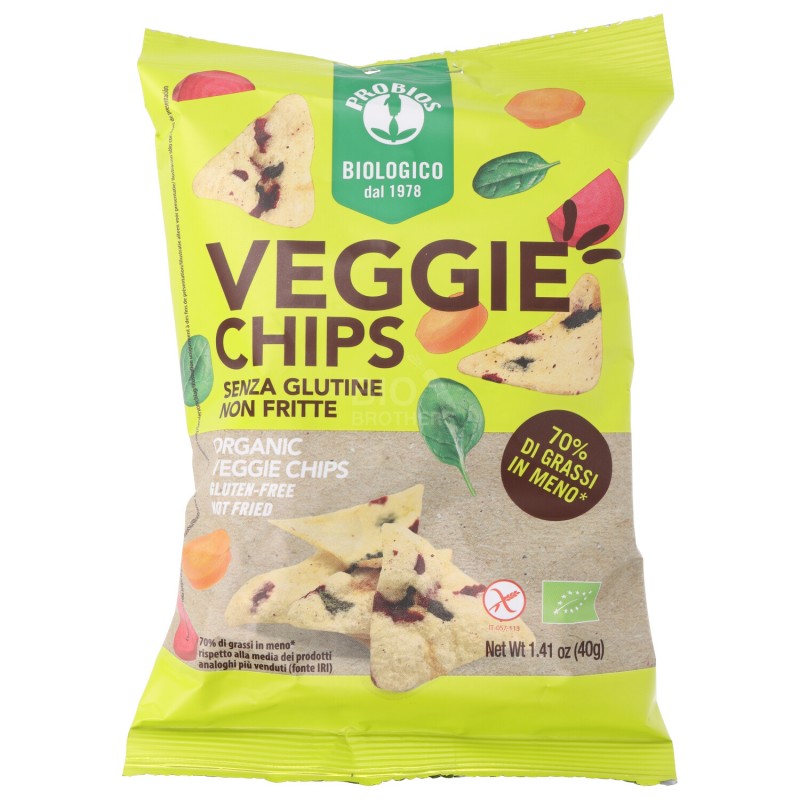 VEGGIE CHIPS 40GR PROBIOS