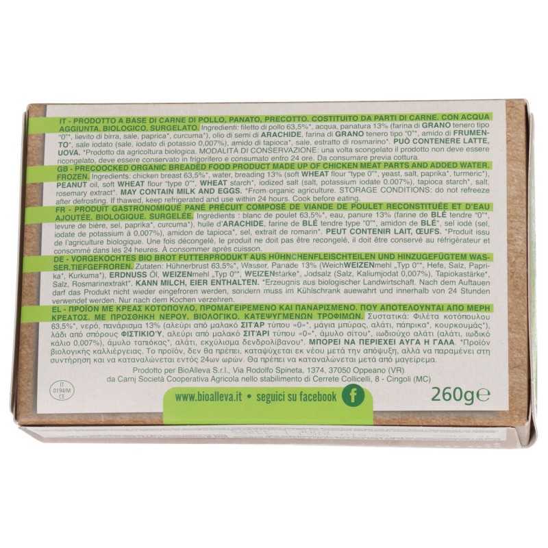 CROCCHETTE POLLO 260GR BIOALLEVA