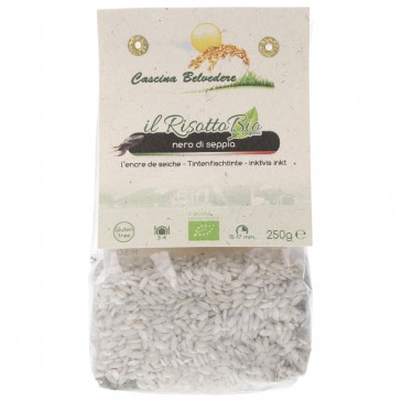 RISOTTO NERO SEPPIA BIO 250GR CASINA BELV. RISOTTO NERO SEPPIA BIO 250GR CASINA BELV.