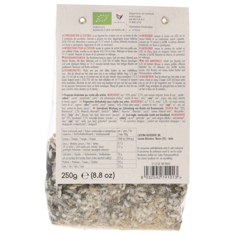 RISOTTO ORTICHE 250GR C.BELV.