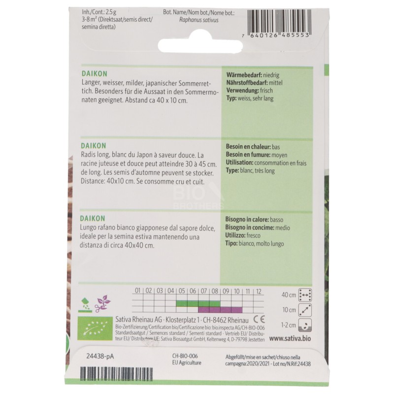 SEMI DI DAIKON SATIVA